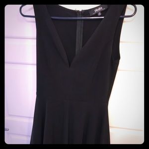 Lulu’s black skater dress